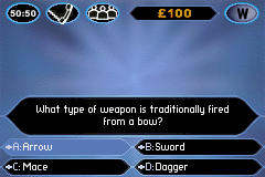 Who Wants to be a Millionaire Junior screenshot 3 for GameBoy Advance